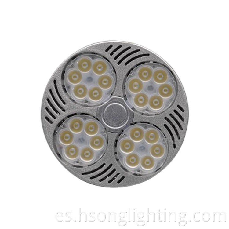 Luz de lámpara de aluminio de aluminio de interiores LED Par30 LED 30W